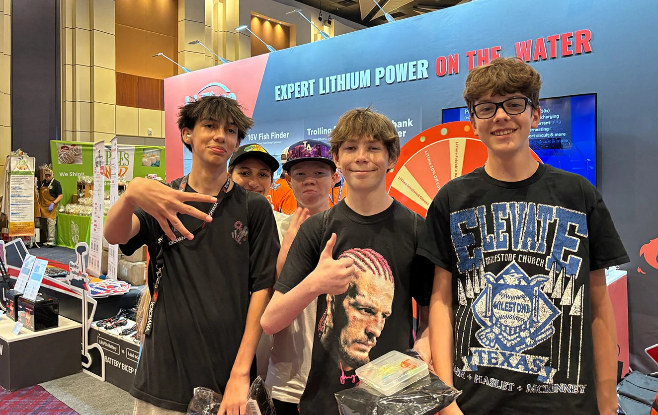 イベント会場で大人気のLiTime製LiFePO4バッテリー