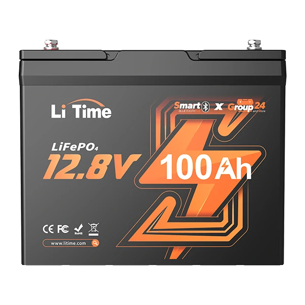 Bluetooth 5.0付きの12V100Ahディープサイクルバッテリー