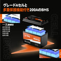 200ABMS付き車中泊バッテリー100ah
