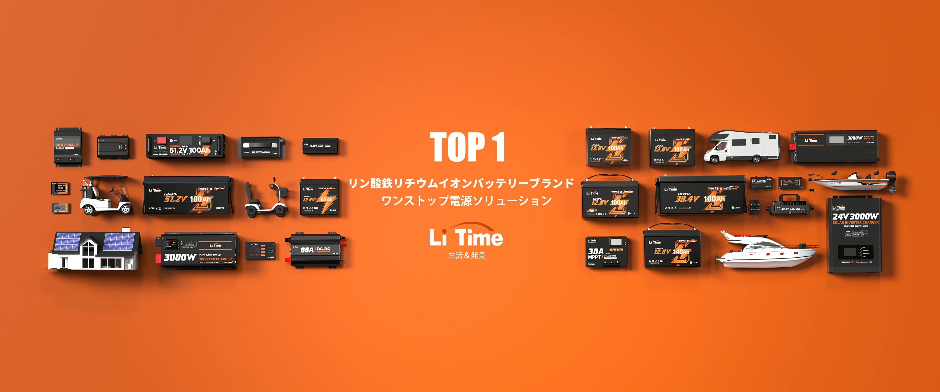 LiTime 製品ラインアップ