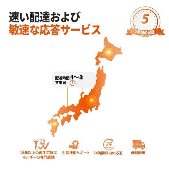 LiTime 5年間保証付きバッテリー