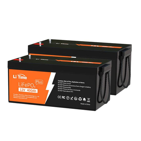 LiTime 12V 400Ah LiFePO4 リン酸鉄リチウムイオンバッテリー 内蔵250A BMS