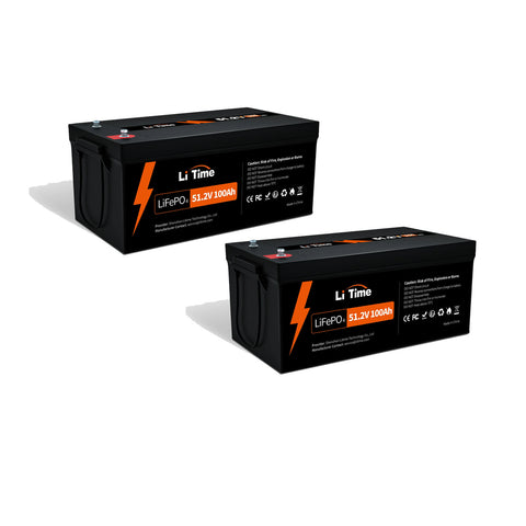 LiTime 51.2V100Ah リン酸鉄リチウムイオンバッテリー 5120Wh LiFePO4 バッテリー