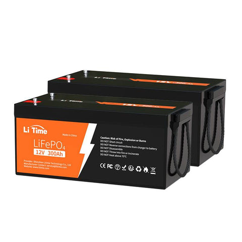 LiTime 12V 300Ah LiFePO4 リン酸鉄リチウムイオンバッテリー 内蔵200A BMS