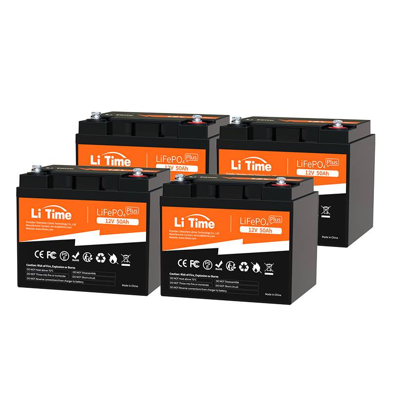 LiTime 12V 50Ah LiFePO4 リン酸鉄リチウムイオンバッテリー 内蔵50A